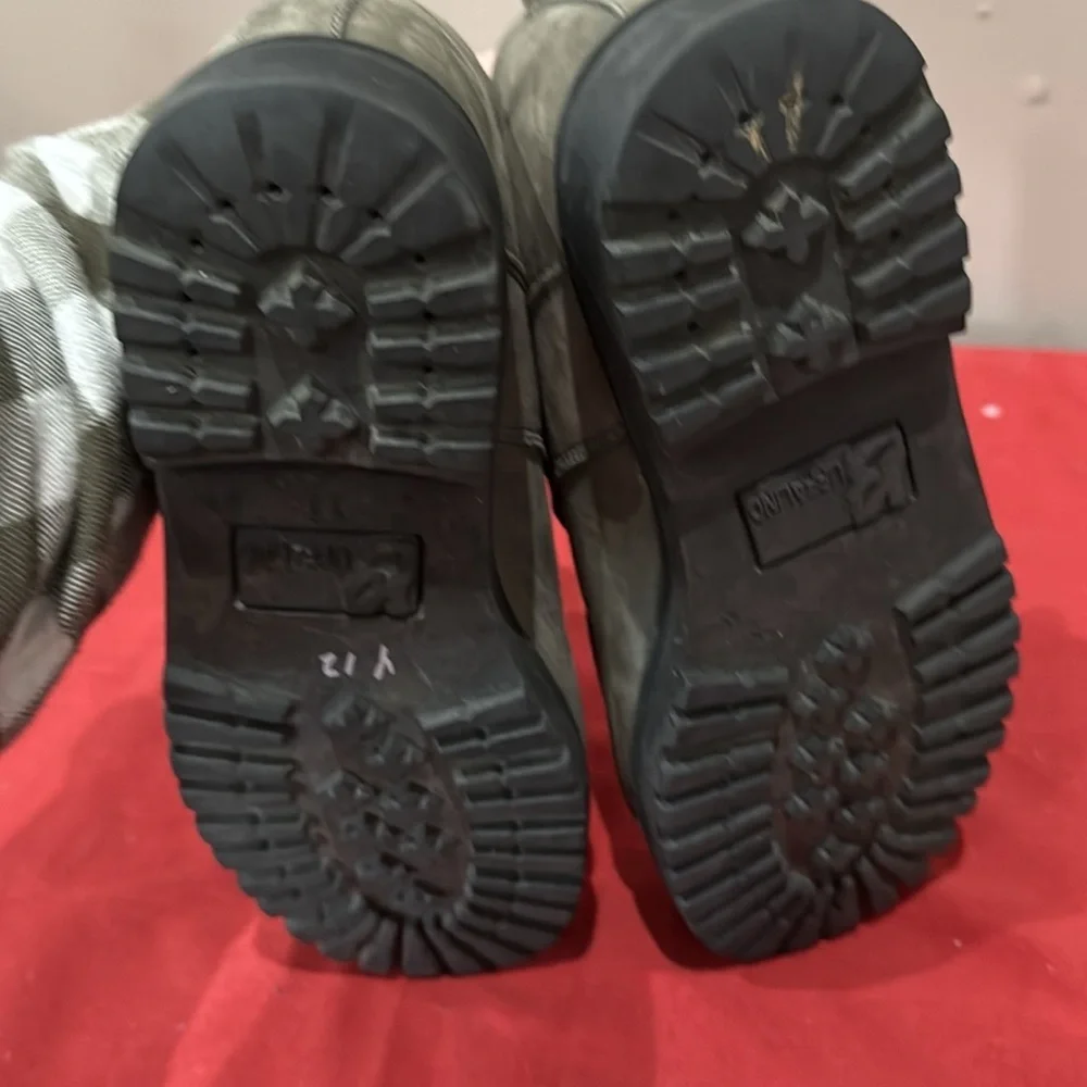 Buffalino Men's Gray Leather Shoes